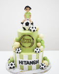 Star Striker Personalized Football Cake