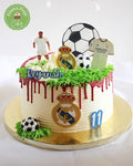 Real Madrid Football Theme 11th Birthday Cake – Soccer Fan Kids Cake