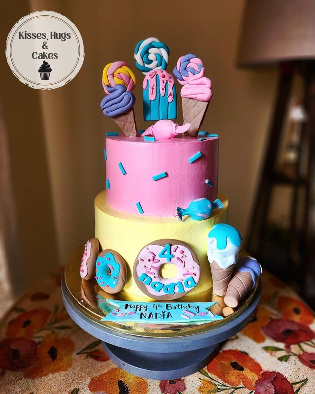 Sweet Treat Theme Cake for Kids