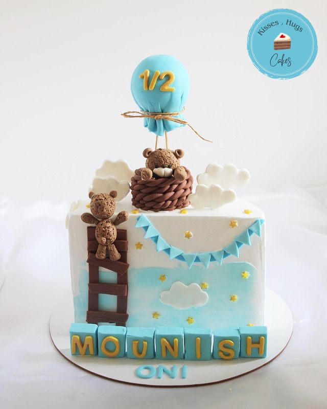 Teddy Bear Hot Air Balloon Cake