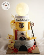 Harry Potter Theme Birthday Cake – Magical Wizard Party Cake