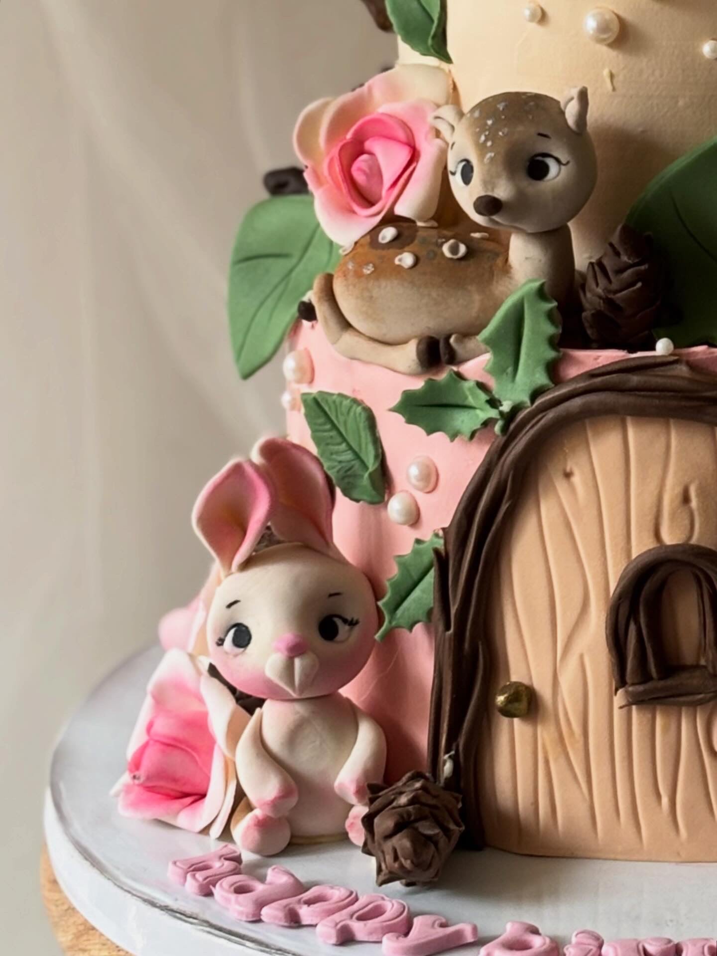 Enchanted Woodland Fairy House Cake