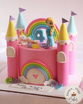 Princess Castle Birthday Cake