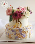Elegant 25th Cake