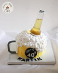 Fun Cheers Birthday Cake for Men