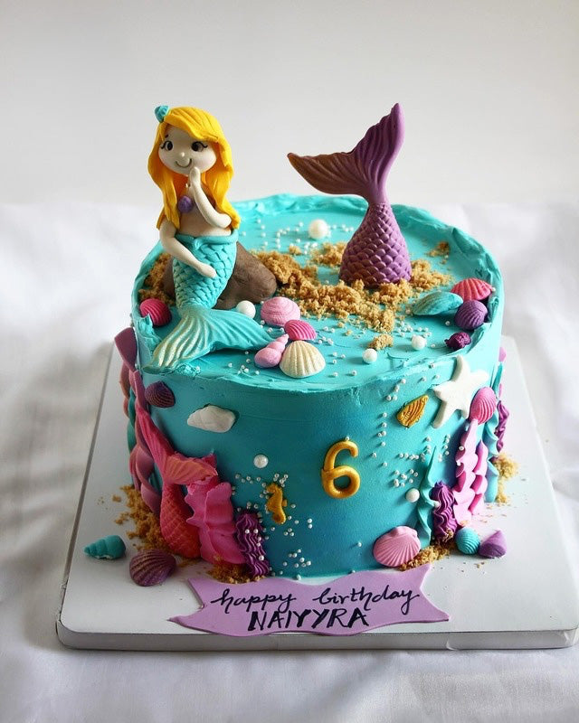 Enchanted Mermaid Lagoon Cake