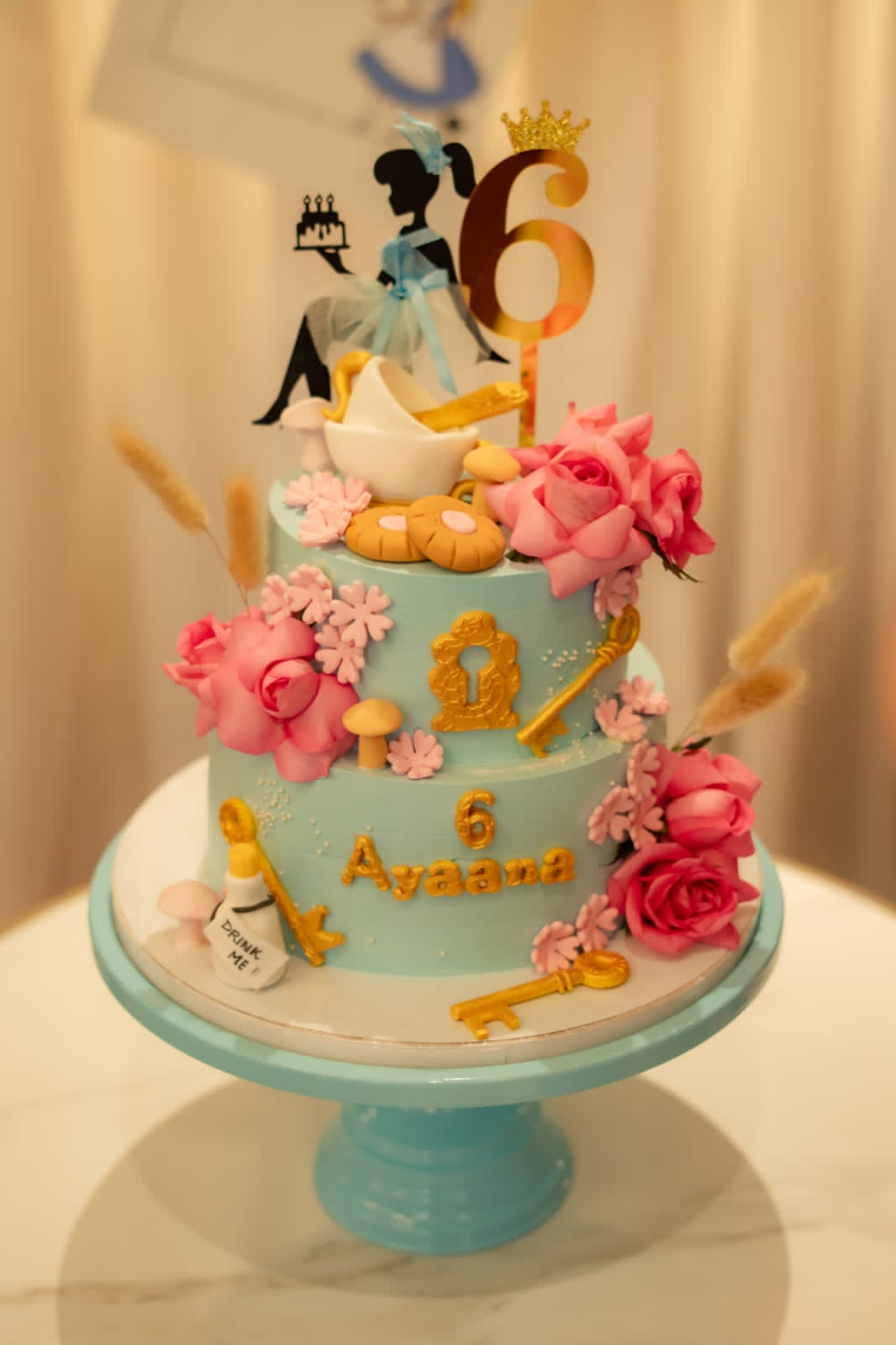 Down the Rabbit Hole Enchanted Wonderland Cake