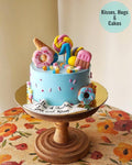 Candy Donut Birthday Cake