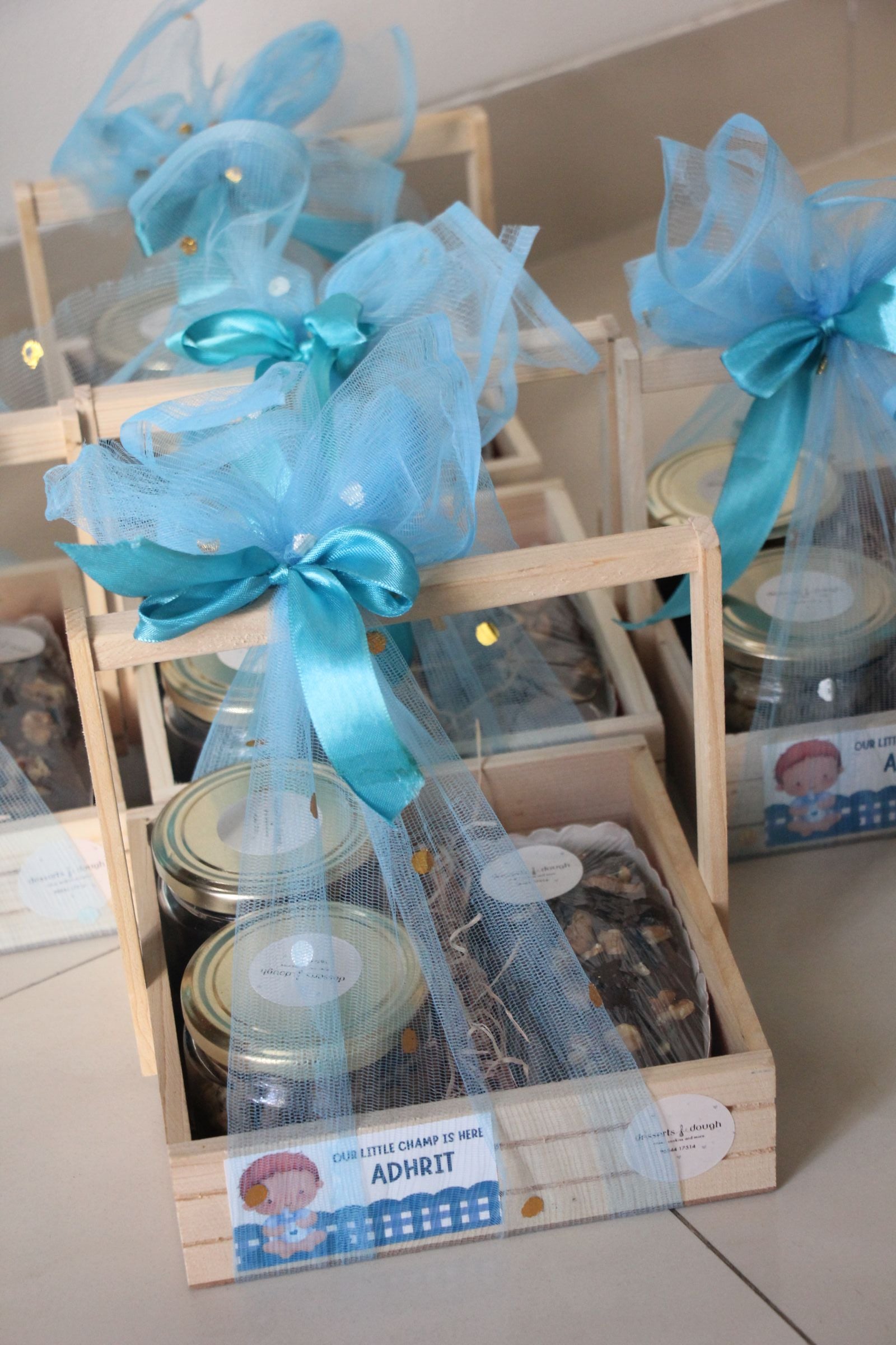 Baby Announcement Return Hamper | Personalized Newborn Gift Hamper