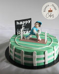 Cricket Stadium Theme Birthday Cake