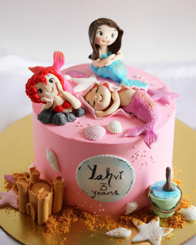 Under the Sea Mermaid Birthday Cake
