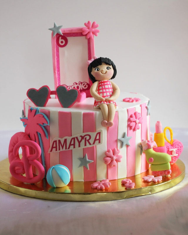 Doll Theme Designer Birthday Cake