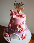 Enchanted Deer Princess Theme Cake
