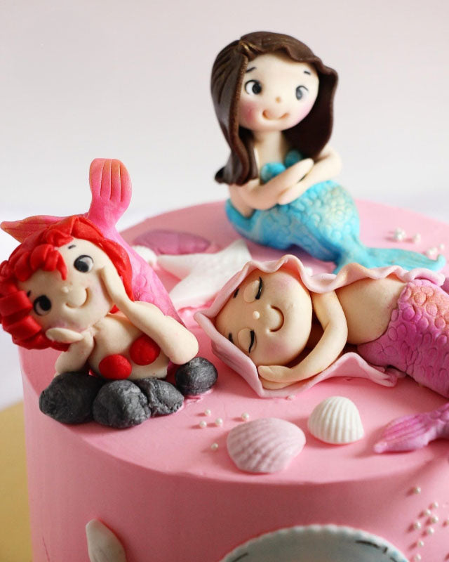 Under the Sea Mermaid Birthday Cake