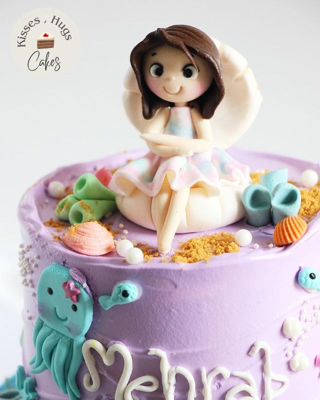 Under the Sea Mermaid Birthday Cake