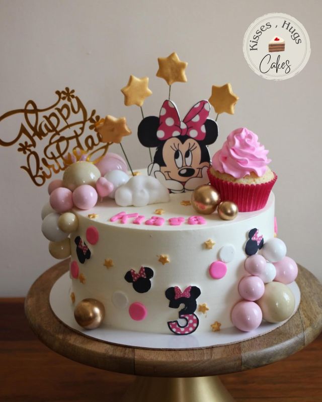 Minnie Mouse 3rd Birthday Cake