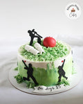 Cricket Theme Birthday Cake