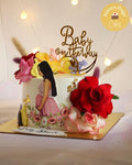 Elegant Mom-to-Be Celebration Cake