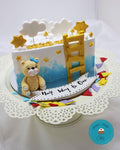 6 Month Baby Milestone Cake