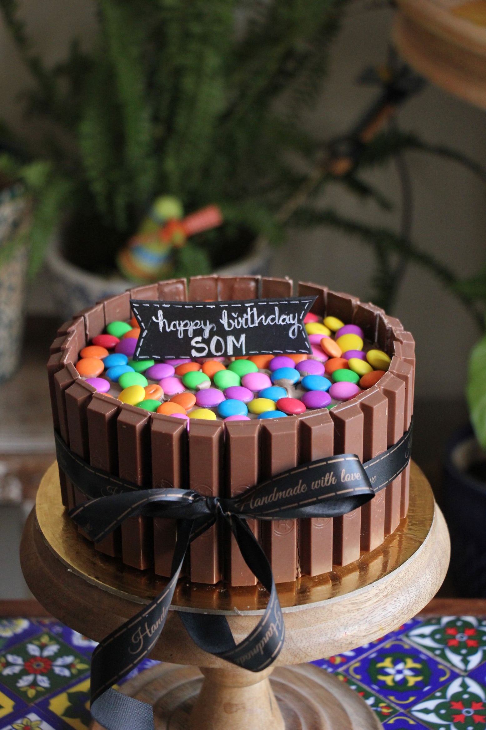 KitKat Gems Chocolate Cake