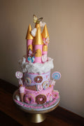 Candy Castle Birthday Cake | Custom Sweet Princess Party Cake
