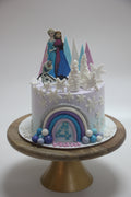 Frozen Kingdom Winter Wonderland Character Cake