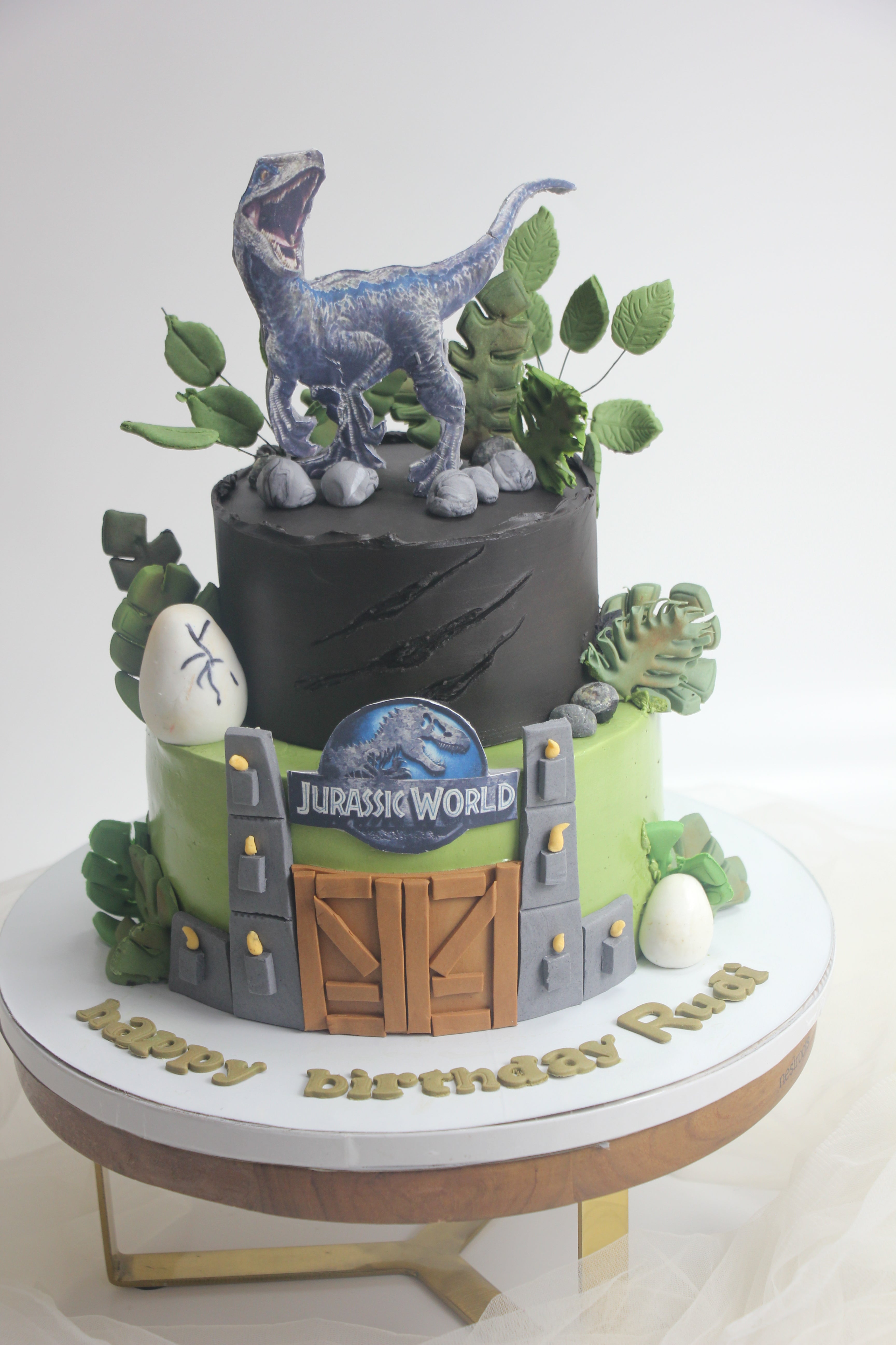 Ultimate Jurassic World Gate Celebration Cake