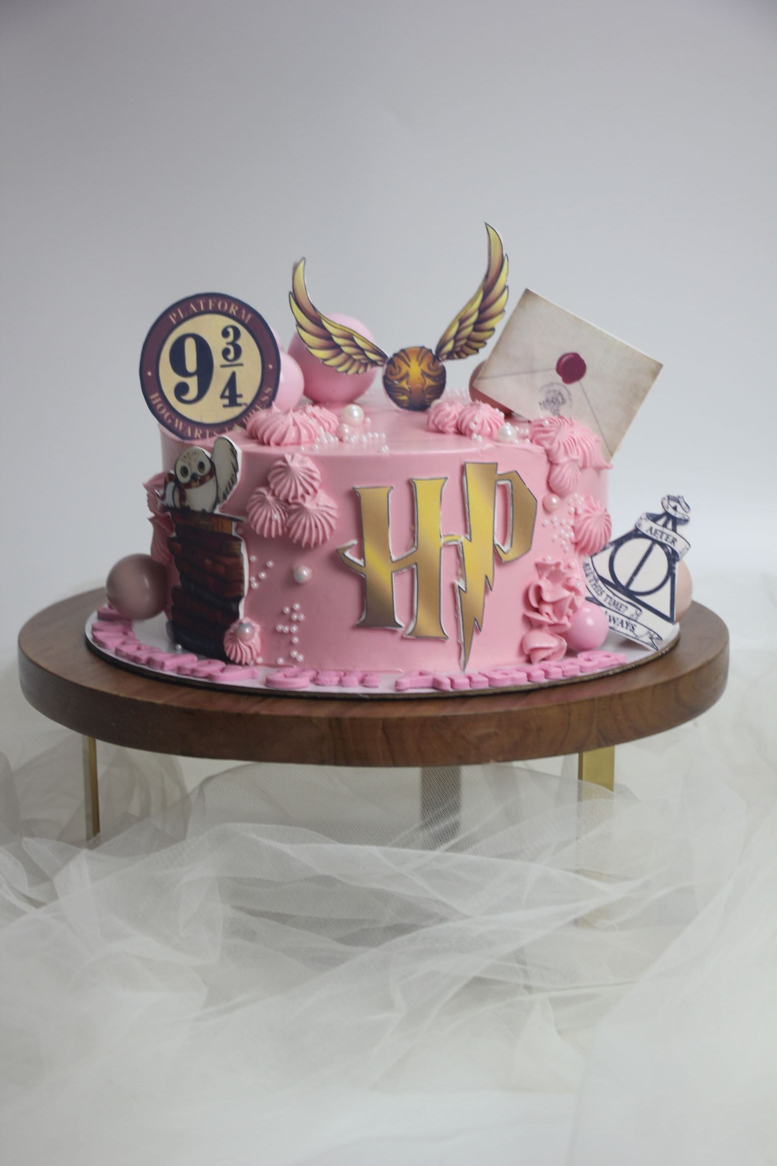 Harry Potter Theme Birthday Cake