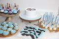 Frozen Theme Dessert Table | Custom Cake, Donuts & Party Treats