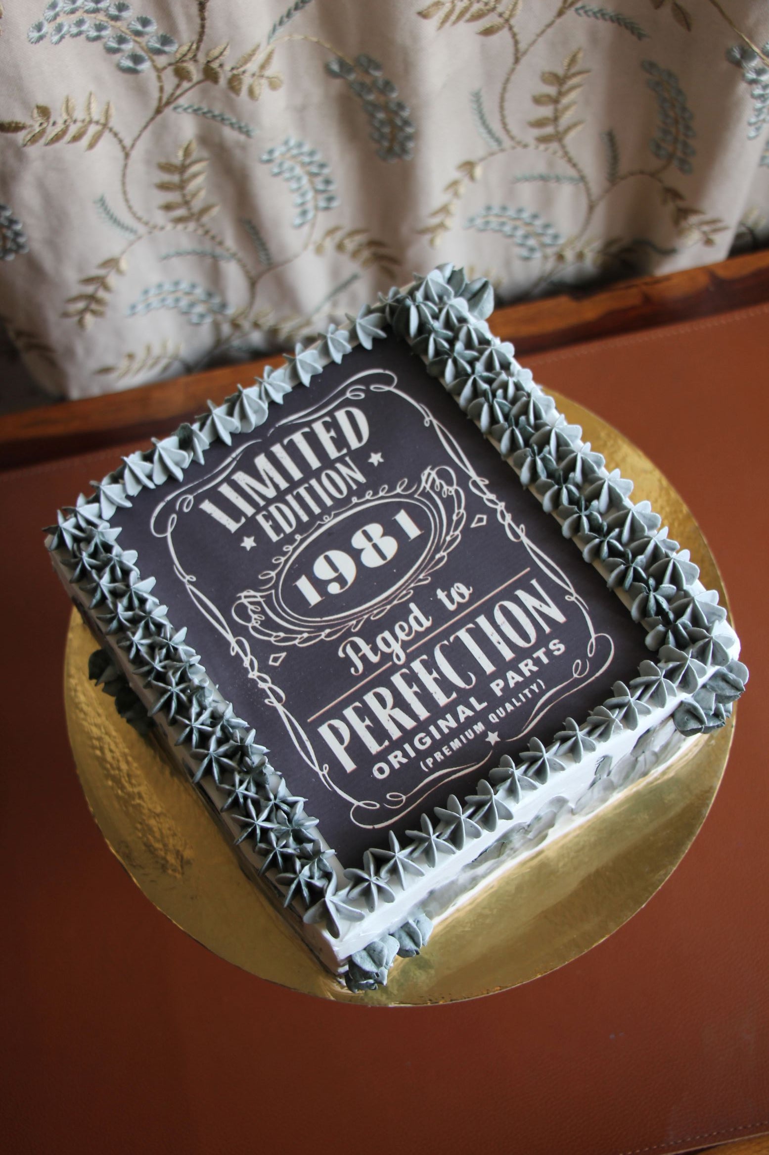 Limited Edition 1981 Birthday Cake – Vintage Milestone Celebration Cake