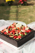 Chocolate Strawberry Birthday Cake with Ferrero Rocher | Luxury Celebration Cake