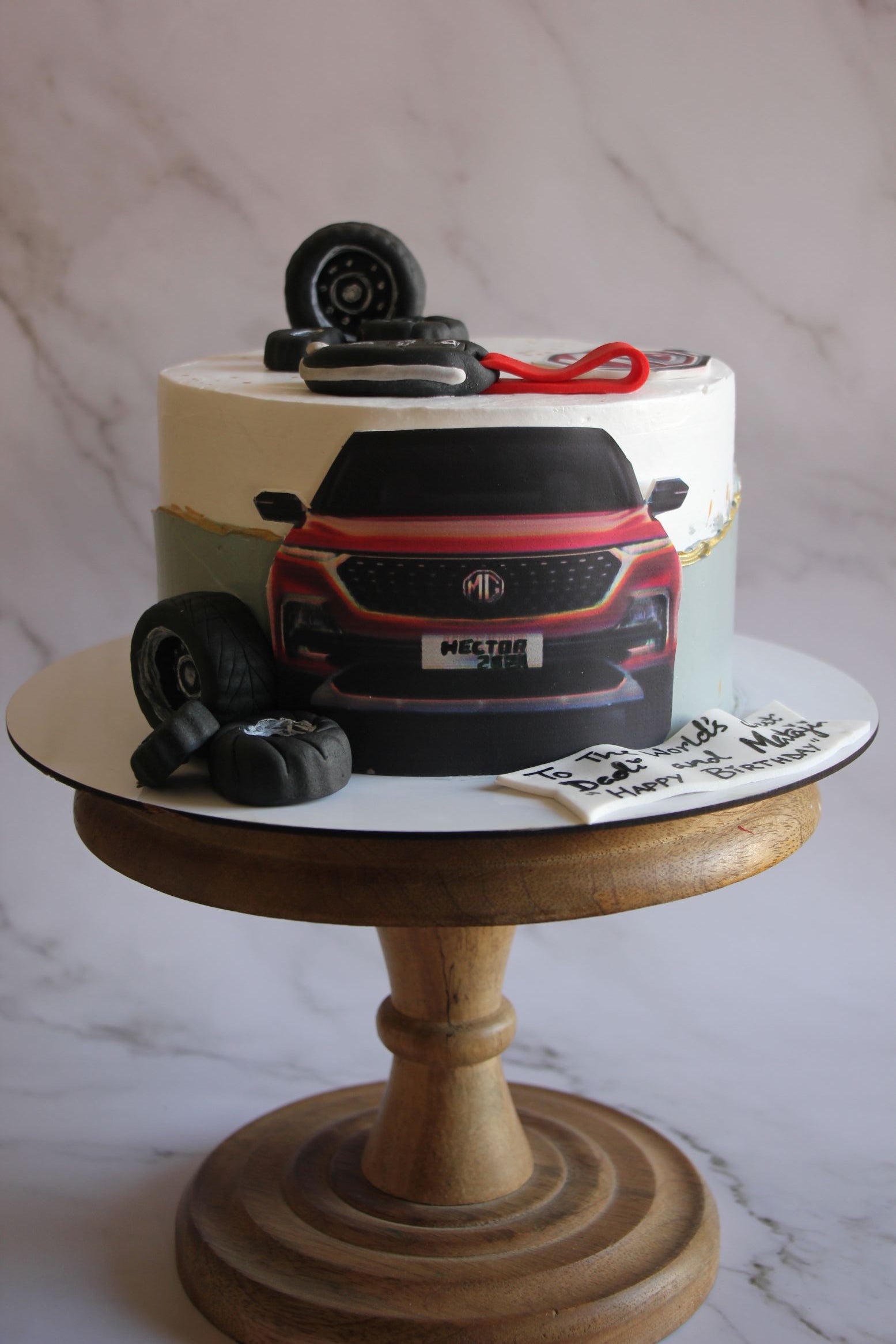 Stylish Automobile Cake for Car Lovers