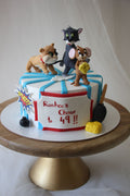 Tom and Jerry Theme Birthday Cake