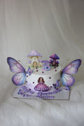 Enchanted Butterfly Fairy Birthday Cake | Custom Magical Kids Cake