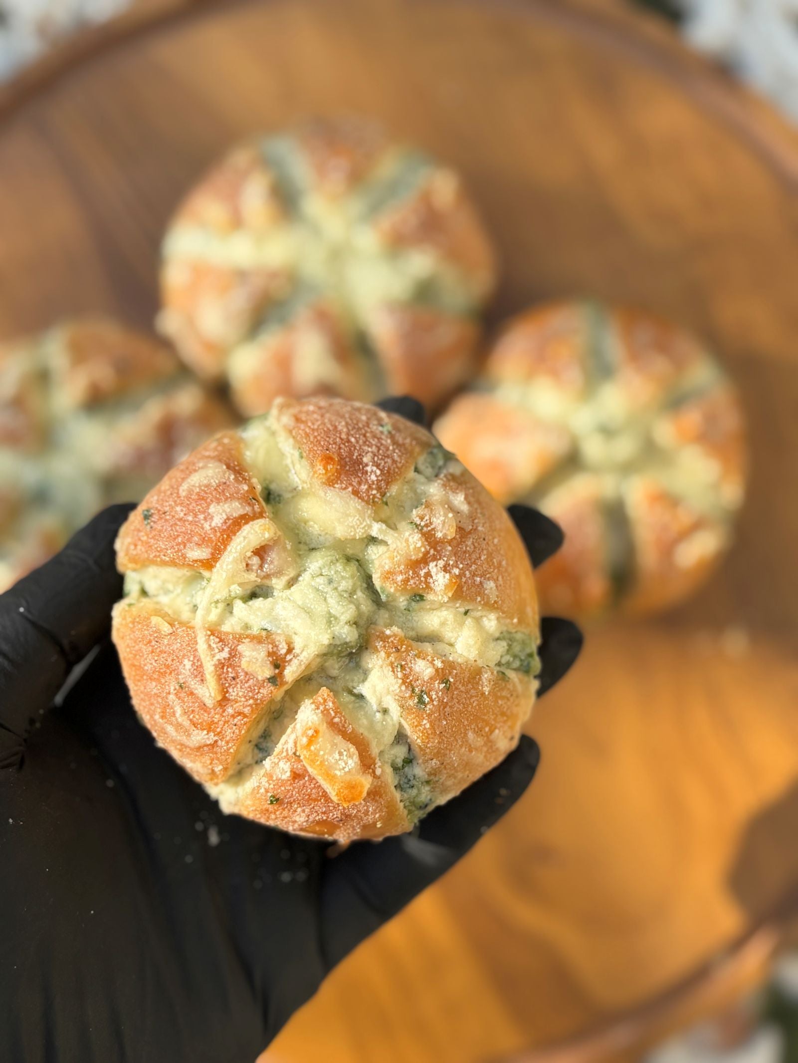 Theca Cream Cheese Buns | Soft Cheesy Fresh Baked Bread